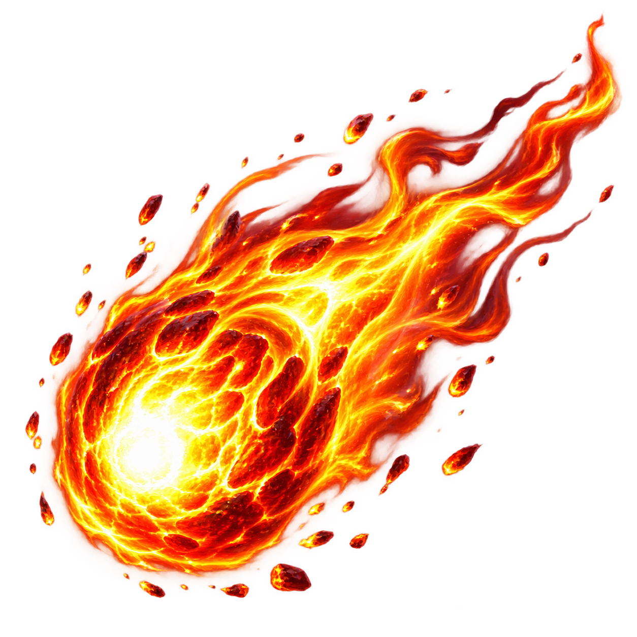 Fireball weapon art